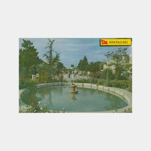1974 Adapazarı Park Havuzu Görünüş Kartpostal