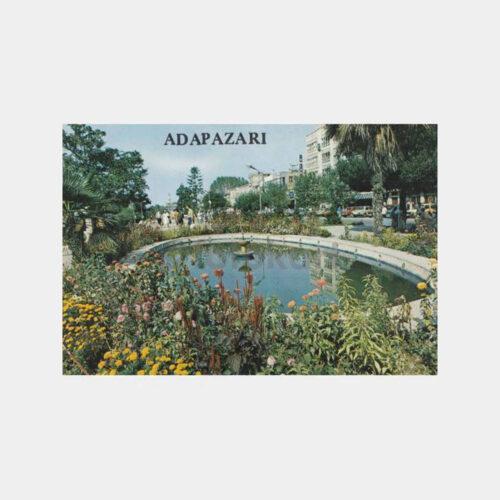 1984 Adapazarı Bulvar Park Görünüş Kartpostal