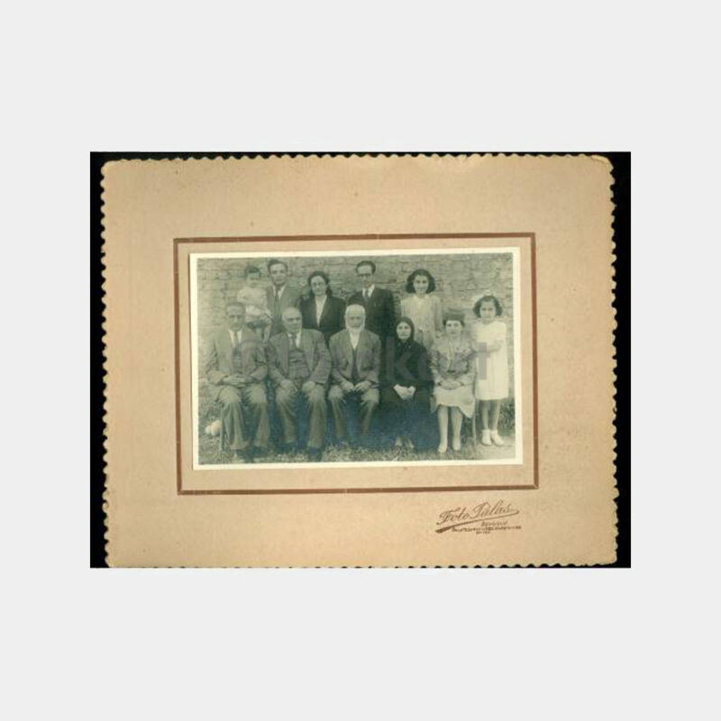 1940 Beyoğlu Foto Palas - Aile Fotoğraf