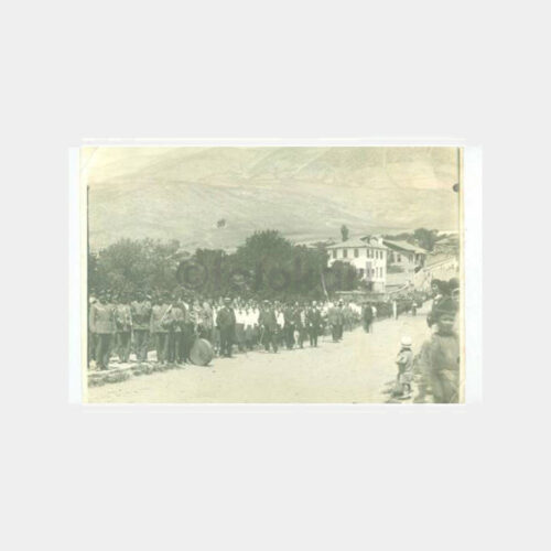 1928 Anadolu Okul Tören Geçişi 3 Adet Fotoğraf