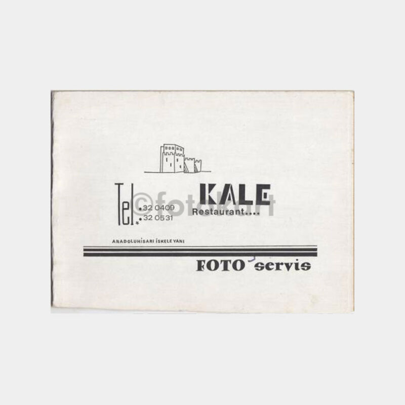 1970 Anadoluhisarı Kale Restaurant Konulu Foto Kabı