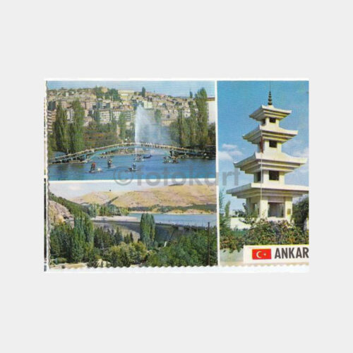 1978 Ankara 3 Görünüş Kartpostal