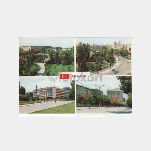 1978 Ankara 4 Görünüş Kartpostal
