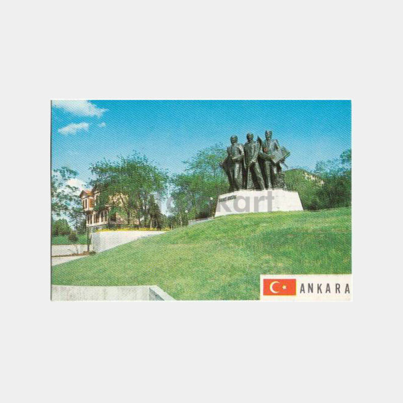 1978 Ankara A.O.Ç. Ata Heykeli Bakış Kartpostal