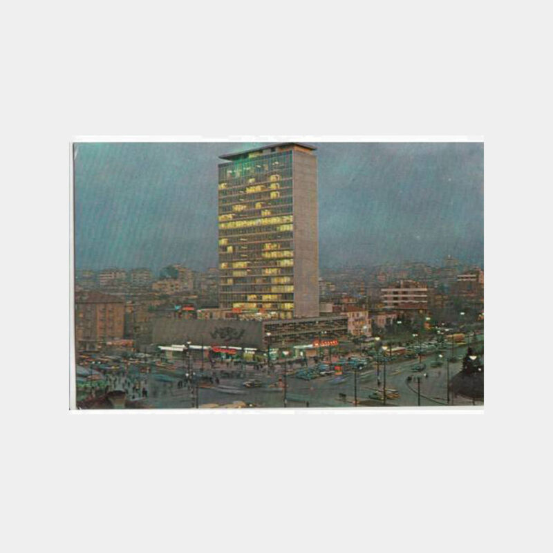1978 Ankara Kızılay Gece Görünüş Kartpostal