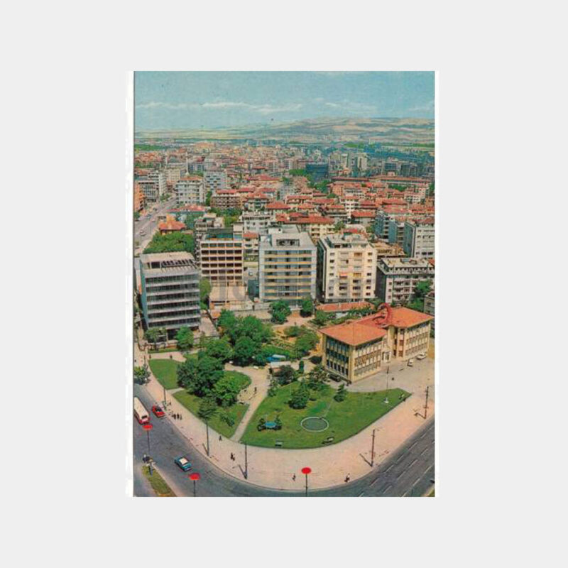 1976 Ankara Kızılay Genel Görünüş Kartpostal