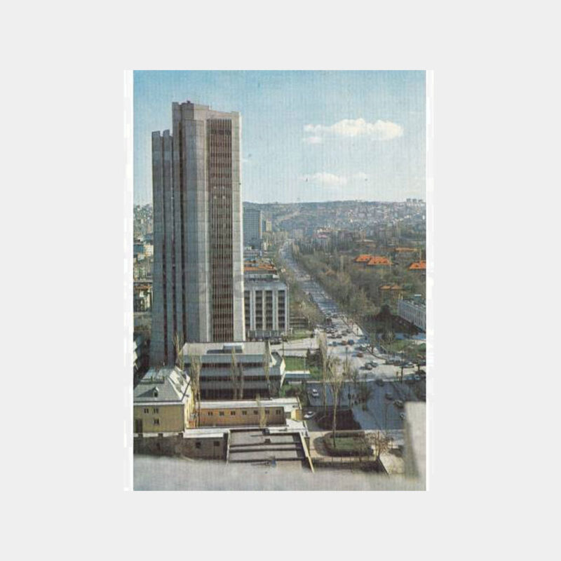 1976 Ankara Çankaya Görünüş Kartpostal