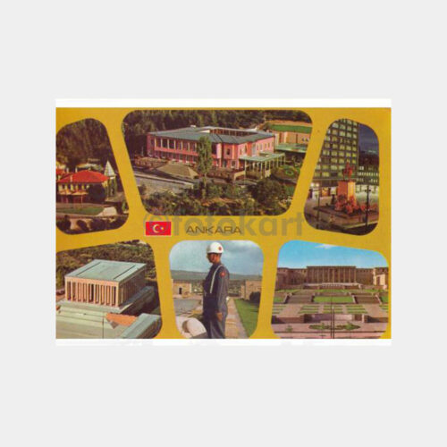 1975 Ankara Muhtelif Görünüş Kartpostal