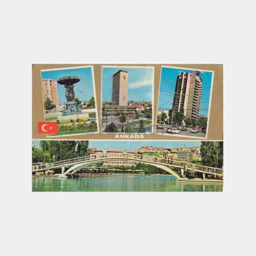 1973 Ankara Değişik Görünüşler Kartpostal