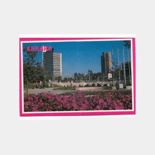 1980 Ankara Parkı Görünüş Kartpostal