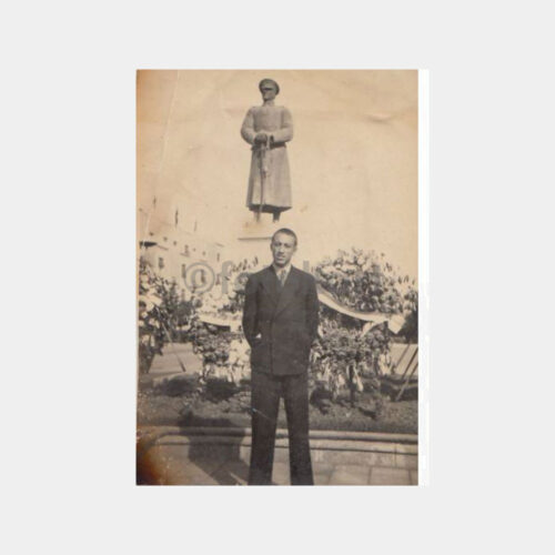 1938 Ankara Yenişehir Ata Heykeli Konulu Fotoğrafı