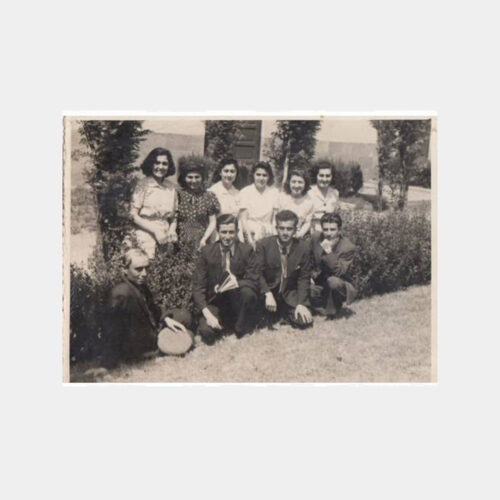 1943 Ankara Üniversite Öğrenci Grup Fotoğrafı