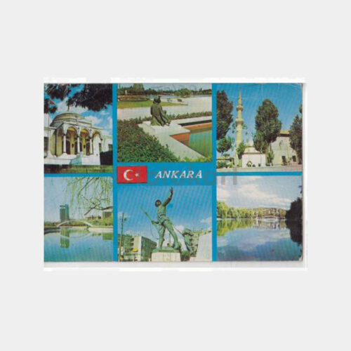 1975 Ankara Altı Farklı Görünüş Kartpostal