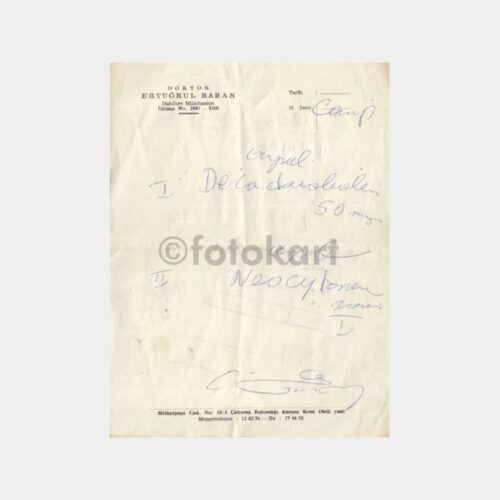 1979 Ankara Doktor Reçetesi