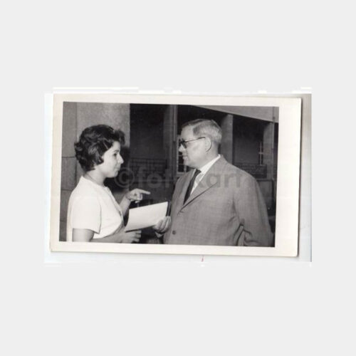 1965 Ankara Devlet Konservatuarı Diploma Töreni Konulu Fotoğraf