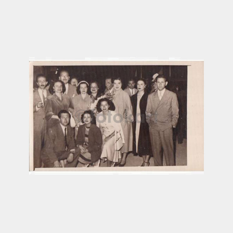 1950 Ankara -Foto Mehtap- Nişan Tören Konulu Fotoğraf