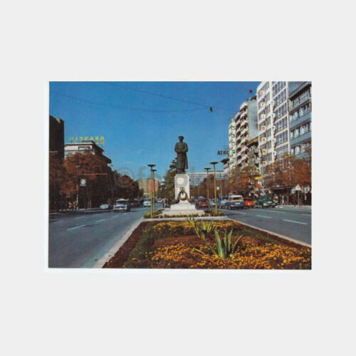 1975 Ankara Atatürk Heykeli Görünüş Kartpostal