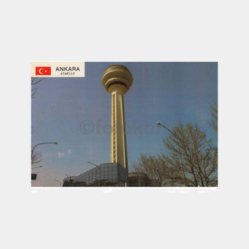 1990 Ankara Atakule Konulu Kartpostal