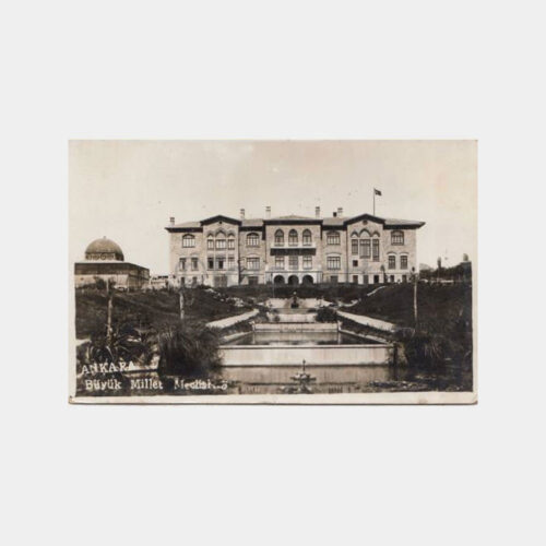 1933 Ankara Büyük Meclis Görünüş Kartpostal