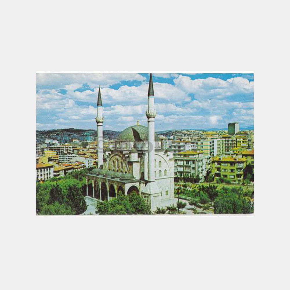 1970 Ankara Maltepe Camii Konulu Kartpostal