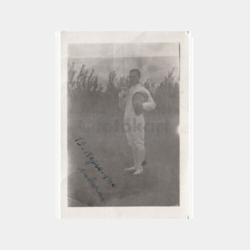 1940 Ankara 19 Mayıs Eskrim Konulu Fotoğraf