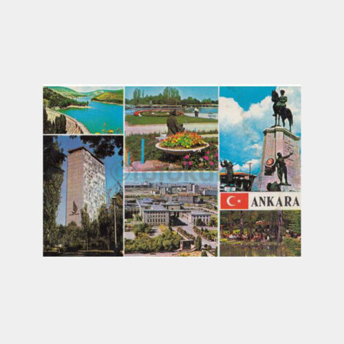 1974 Ankara Muhtelif Görünüş Kartpostal