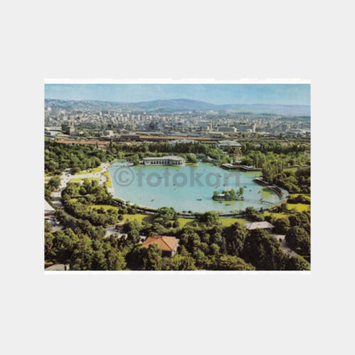 1975 Ankara Gençlik Parkı Konulu Kartpostal