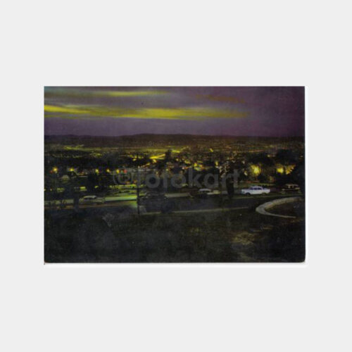 1971 Ankara Gece Görünüş -Yenişehir Damgalı- Kartpostal