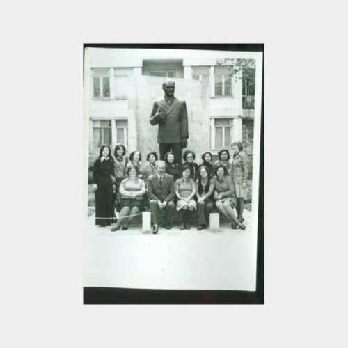 1965 Zühtüpaşa Okulu Atatürk Heykeli Fotoğraf