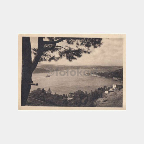 1959 Yapı Kredi Bankası Boğaziçi Bebek Konulu Kartpostal