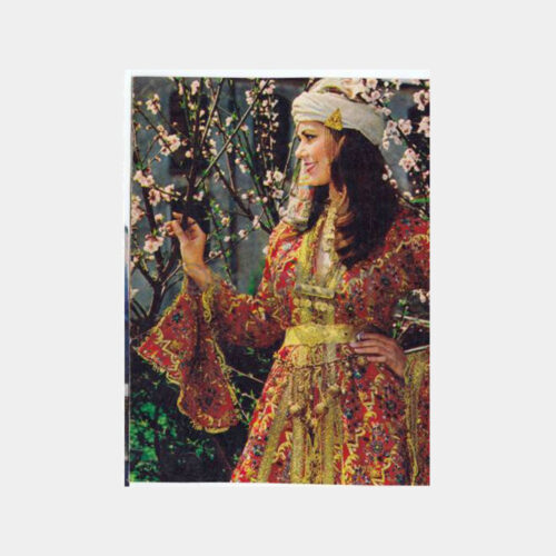 Yapı Kredi Bankası - Folklor Giysili Kadın Tebrik Kartı