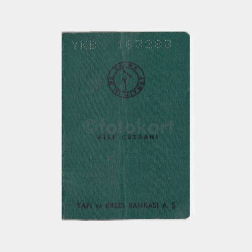 1977 Yapı Kredi Bankası Yedikule Şb Hesap Cüzdanı