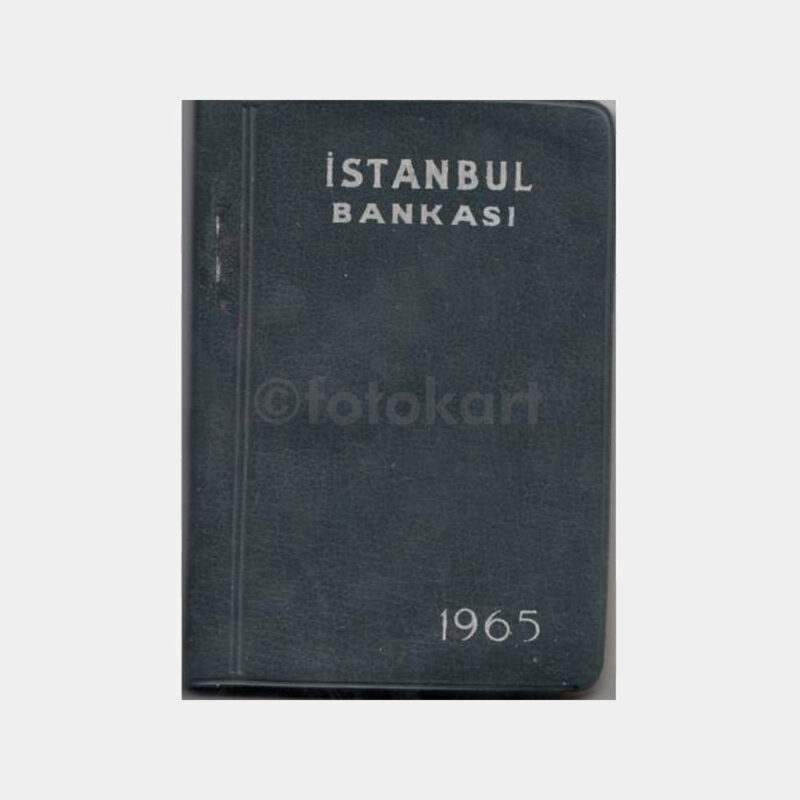 1965 İstanbul Bankası Cep Ajandası