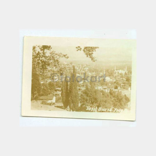 1930 Bursa Genel Görünüş Tebrik Fotoğraf