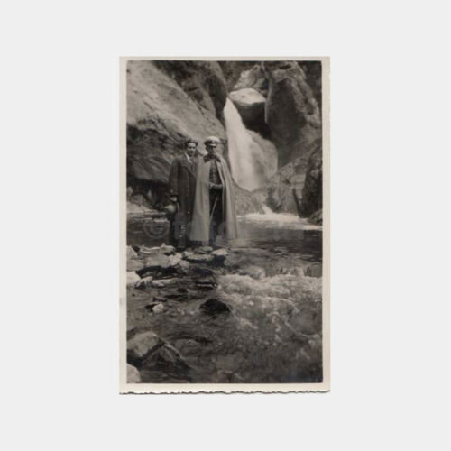 1933 Bursa Saidabat Şelalesi Baylar Konulu Fotoğraf