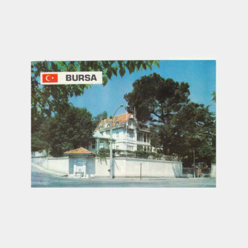1980 Bursa Atatürk Müzesi Görünüş Kartpostal