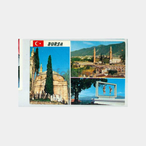 1975 Bursa 3 Değişik Görünüş Kartpostal
