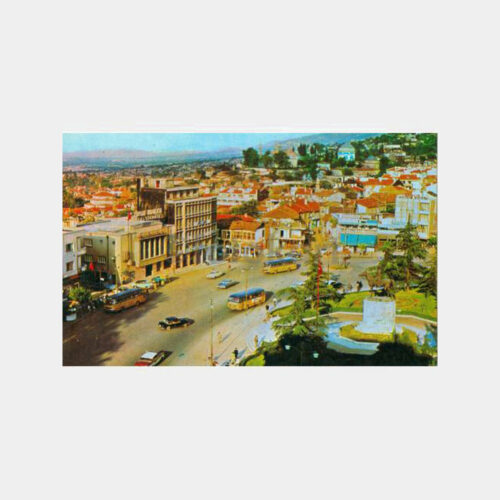 1970 Bursa Hükümet Görünüş Kartpostal