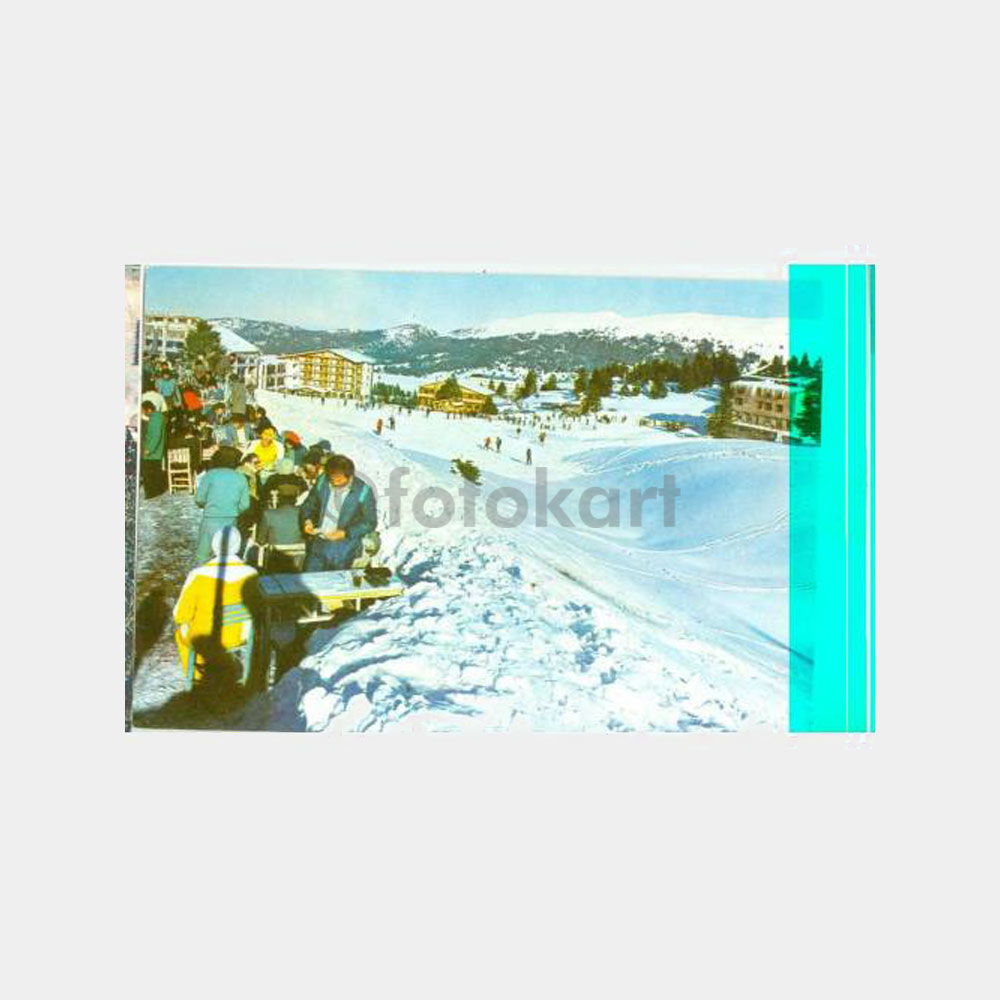 1975 Uludağ Beceren Görünüş Kartpostal