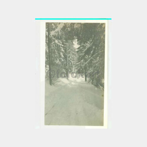 1940 Uludağ Görünüş Kartpostal