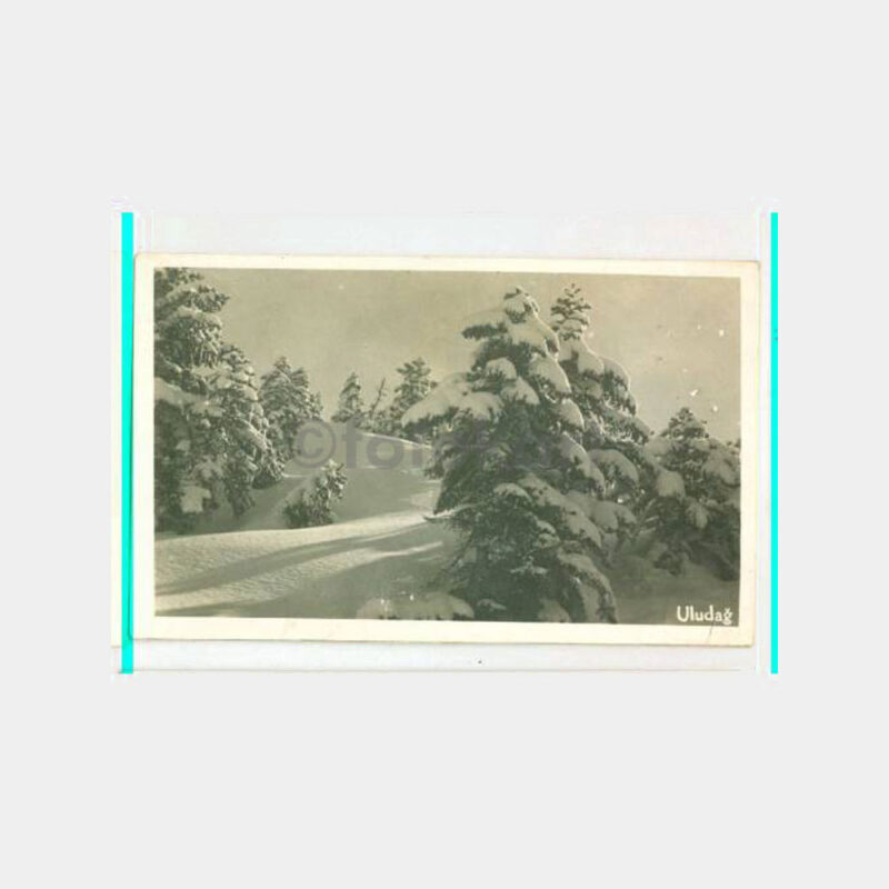 1944 Uludağ Görünüş Kartpostal