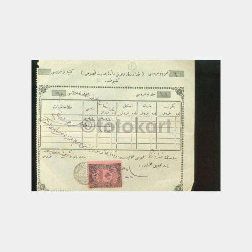 Bursa-Hüdavendigar Vilayeti Makbuzu