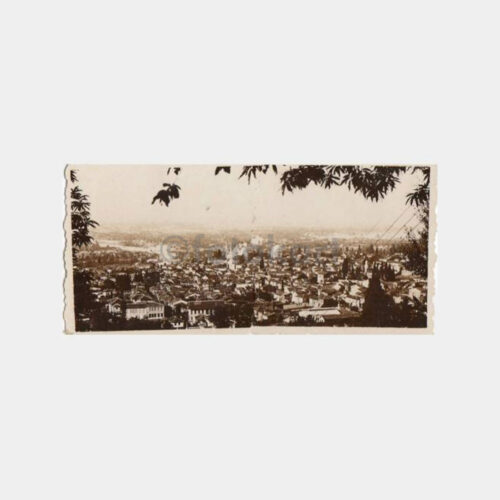 1930 Bursa Genel Görünüş Tebrik Fotoğraf