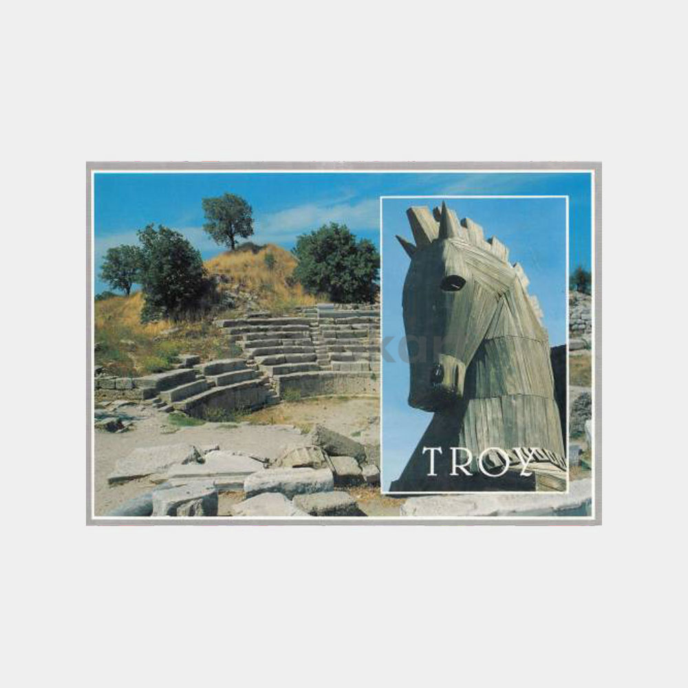 2000 Çanakkale Truva Tiyatro Görünüş Kartpostal