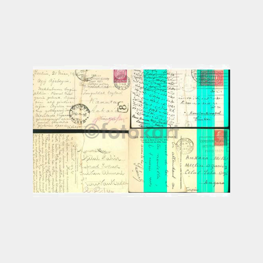 1918 Celal Sahir -Ünlü Edebiyatçı Yazışmalar- 13 Adet Kartpostal - Görsel 2