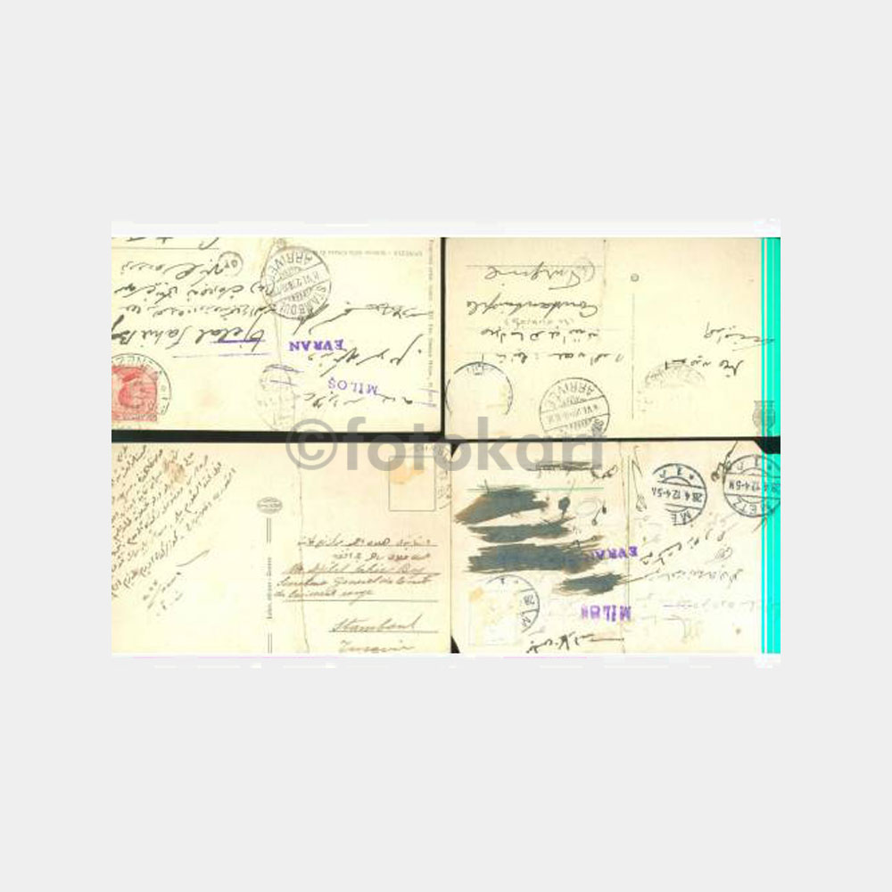1918 Celal Sahir -Ünlü Edebiyatçı Yazışmalar- 13 Adet Kartpostal - Görsel 3
