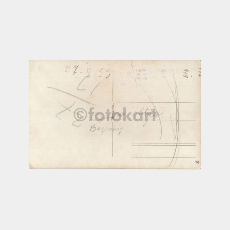 1939 Beşiktaş Barbaros Günü Denizciler Tören Fotoğraf - Görsel 2