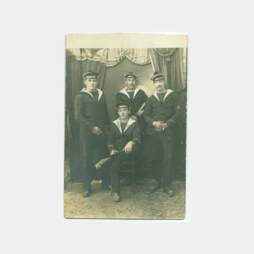 1914 Fransız Democratie Gemisi Denizci Fotoğraf