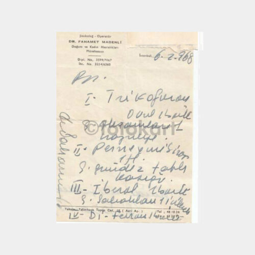 1968 Doktor Reçetesi