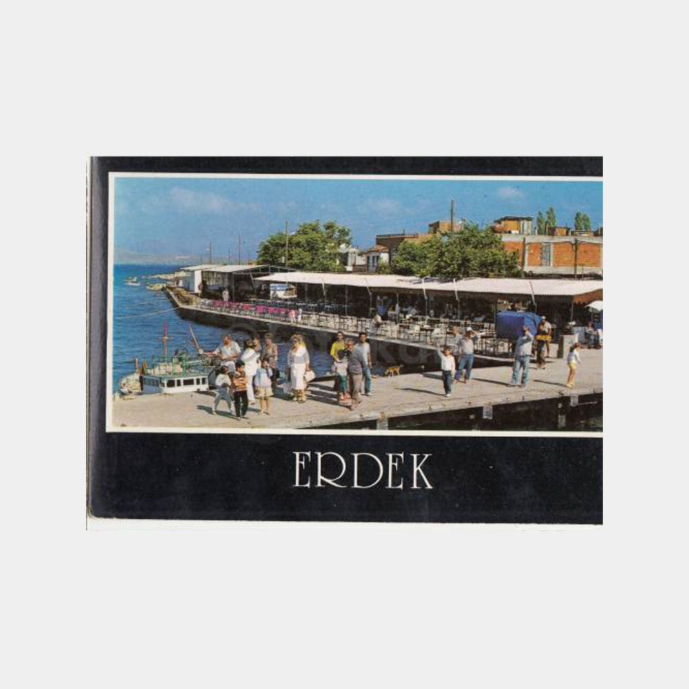 1975 Erdek Narlı İskelesi Konulu Kartpostal